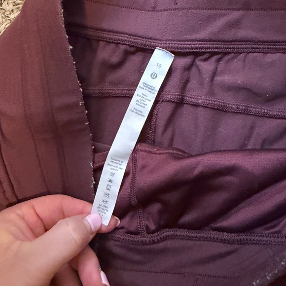 Lululemon Athletica Maroon Joggers - Picture 5 of 6